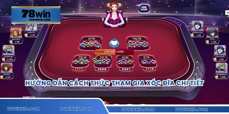 Hướng dẫn cách thức tham gia xóc đĩa chi tiết